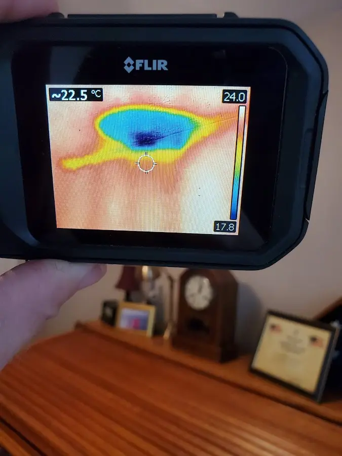 Thermal imaging inspection for water damage in Massillon
